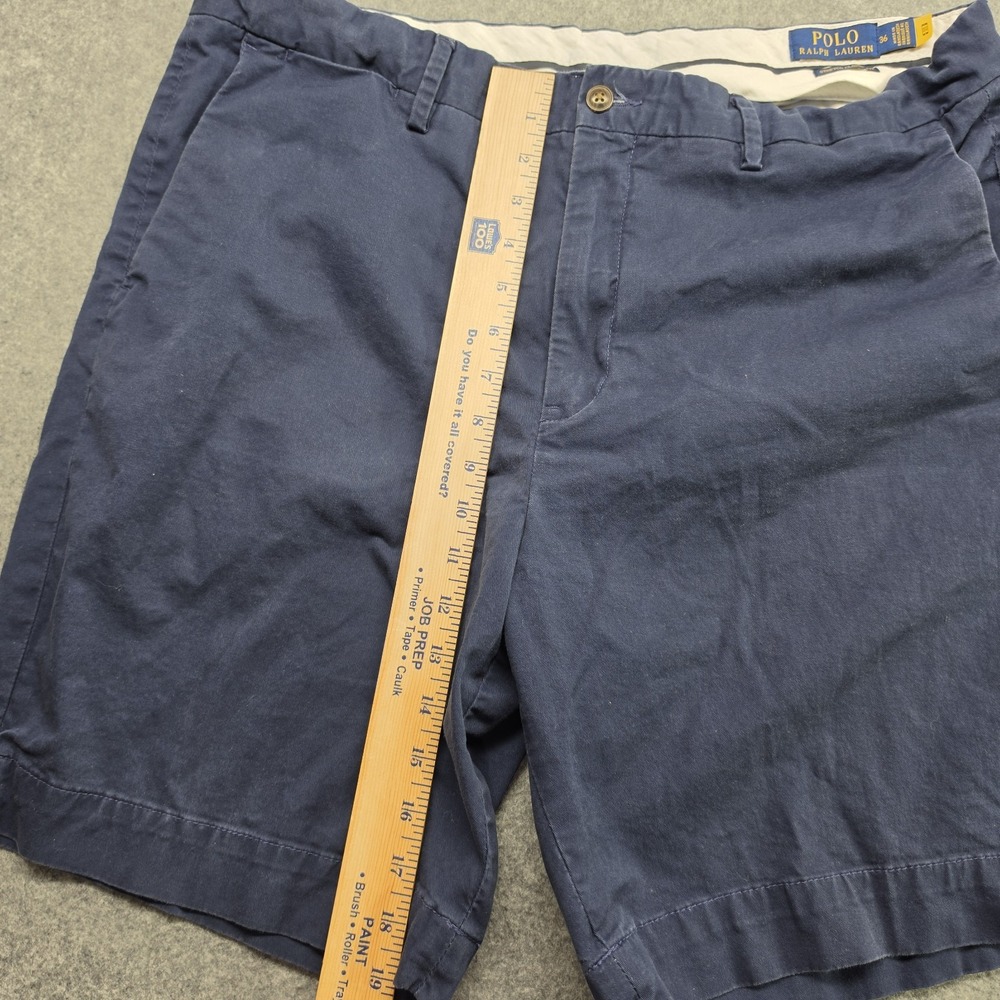 Polo Ralph Lauren Stretch Classic Fit   Navy Blue Shorts Size 36 - Picture 7 of 12